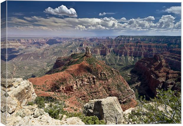 Mount Hayden from Point Imperial, Grand Canyon Canvas Print by Gary Eason