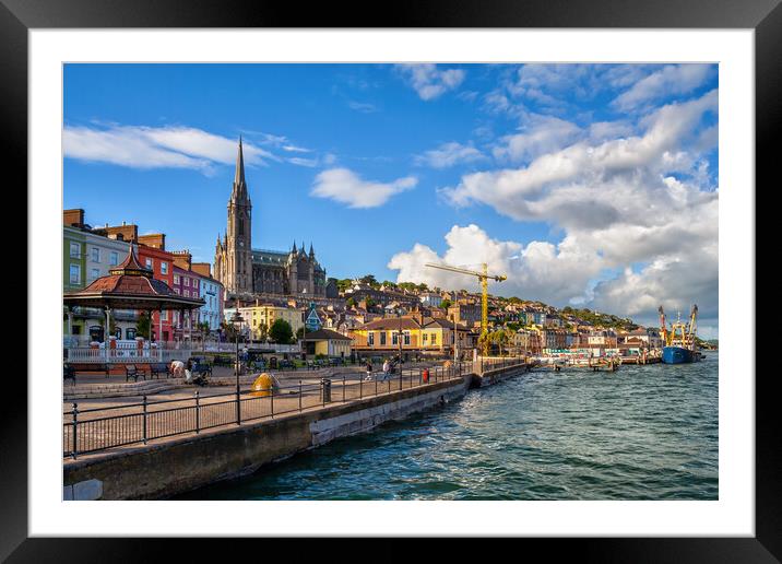 Cobh Town In Ireland Framed Mounted Print by Artur Bogacki