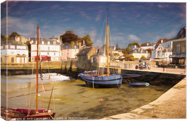 Port of Saint-Goustan - Auray - C1506 2036 PIN Canvas Print by Jordi Carrio