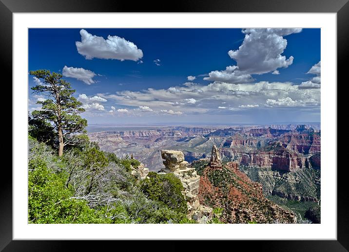 Mount Hayden from Point Imperial, Grand Canyon Framed Mounted Print by Gary Eason