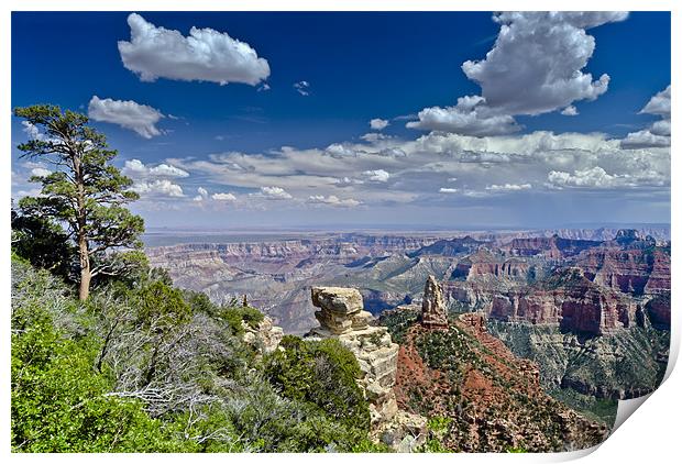 Mount Hayden from Point Imperial, Grand Canyon Print by Gary Eason