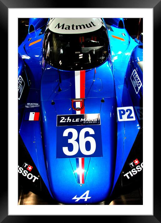 Alpine A470-Gibson Sports Motor Car Framed Mounted Print by Andy Evans Photos
