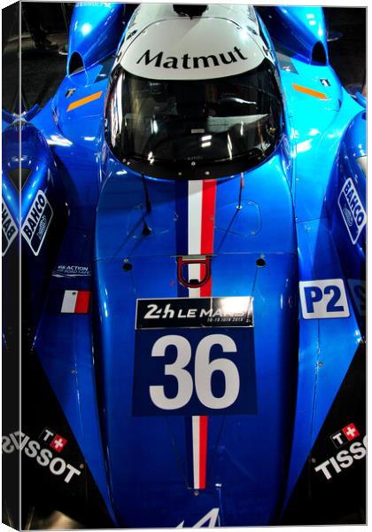 Alpine A470-Gibson Sports Motor Car Canvas Print by Andy Evans Photos