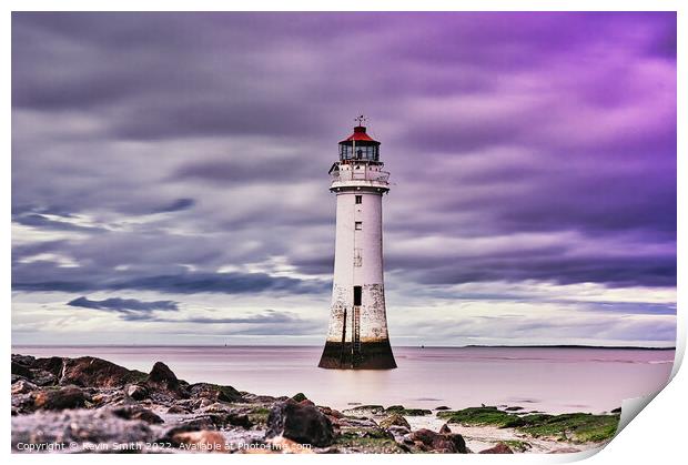 New Brighton Lighthouse Print by Kevin Smith
