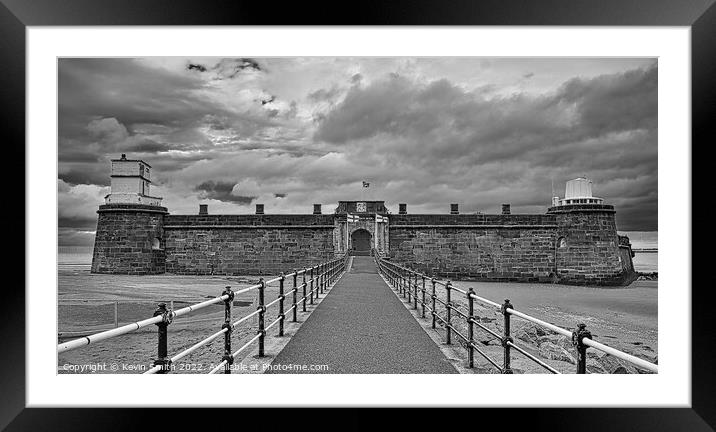Fort Perch Rock New Brighton Framed Mounted Print by Kevin Smith