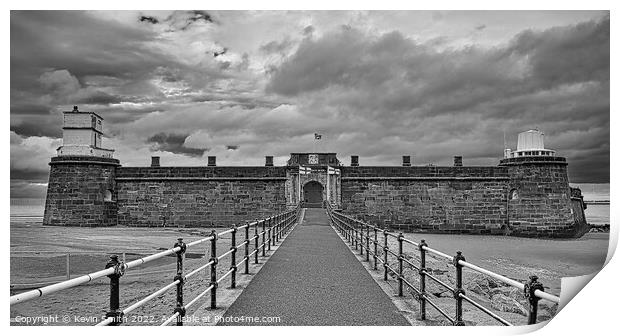 Fort Perch Rock New Brighton Print by Kevin Smith