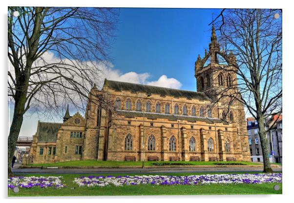 St Leonard's-in-the-Fields Church Perth Acrylic by austin APPLEBY