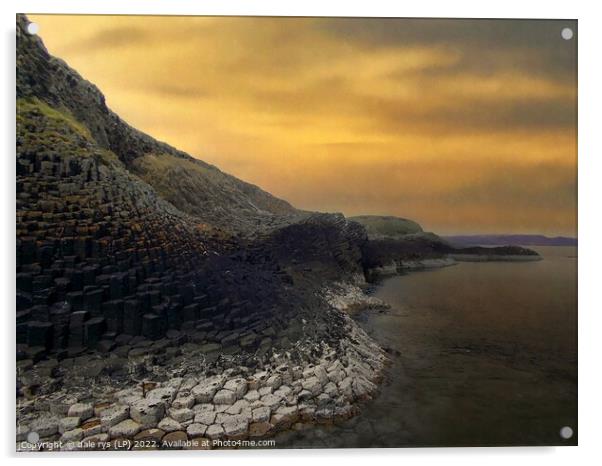 Fingals Cave Staffa isle of staffa Acrylic by dale rys (LP)