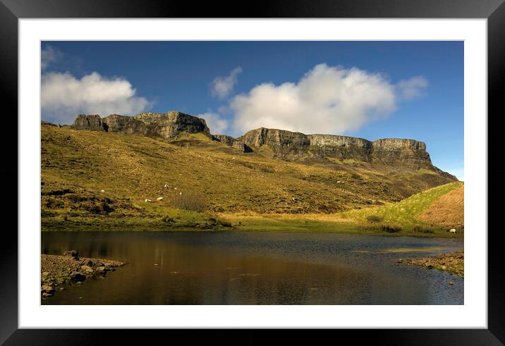 The Quiraing Framed Mounted Print by Leighton Collins