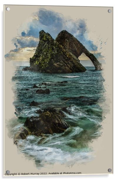 Bow Fiddle Rock Acrylic by Robert Murray