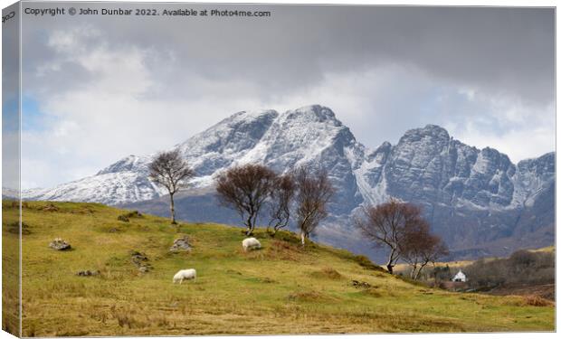 High Pasture Canvas Print by John Dunbar