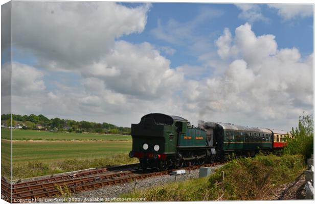 Steam Train from The Kent & East Sussex Railway Canvas Print by Lee Sulsh