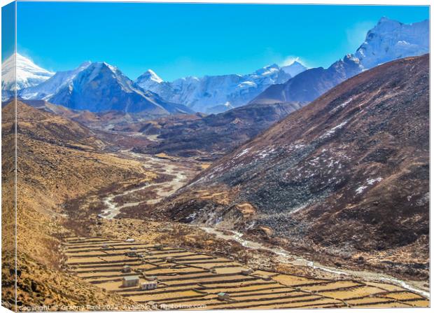 Trail to Thukla Canvas Print by Margaret Ryan