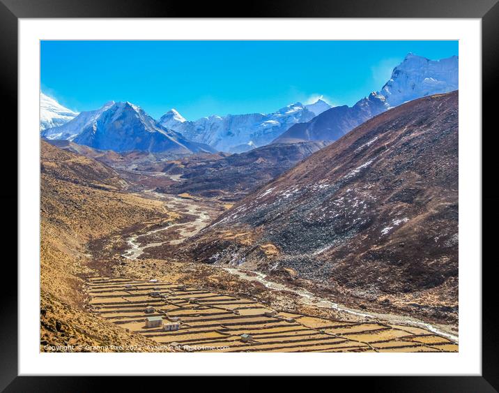 Trail to Thukla Framed Mounted Print by Margaret Ryan