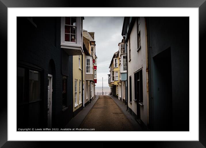 Outdoor street Framed Mounted Print by Lewis Wiffen