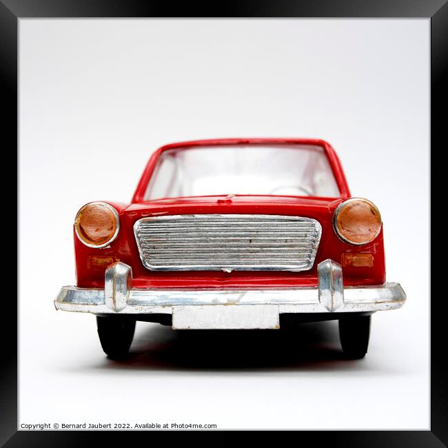Vintage toy car Framed Print by Bernard Jaubert