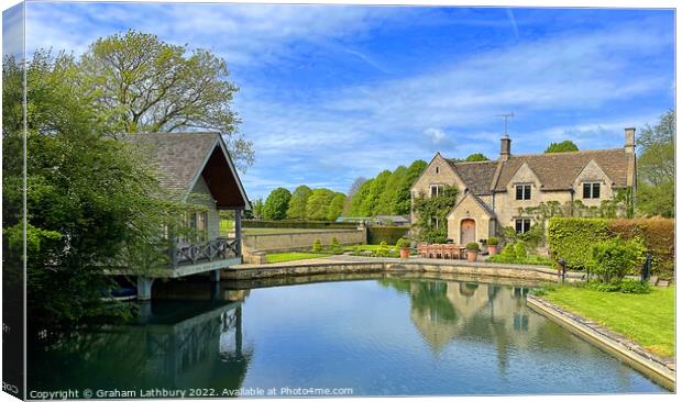 Cotswold House Canvas Print by Graham Lathbury