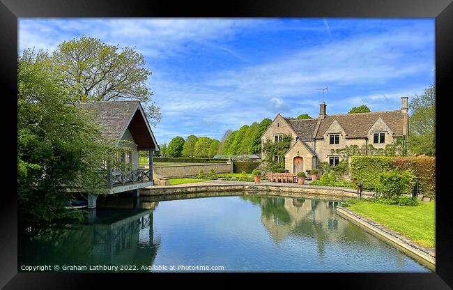Cotswold House Framed Print by Graham Lathbury