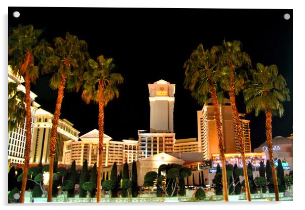 Caesars Palace Las Vegas United States Of America Acrylic by Andy Evans Photos