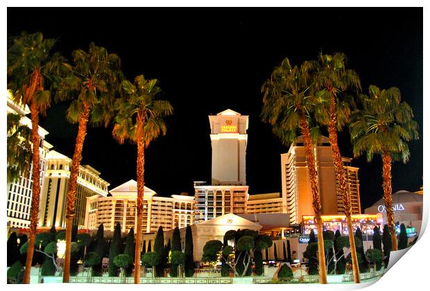 Caesars Palace Las Vegas United States Of America Print by Andy Evans Photos