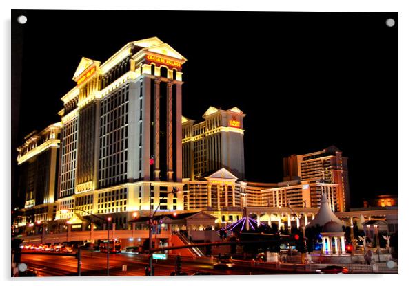 Caesars Palace Las Vegas United States Of America Acrylic by Andy Evans Photos