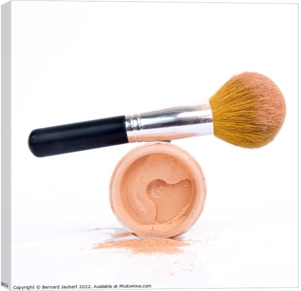 Make-up brush Canvas Print by Bernard Jaubert