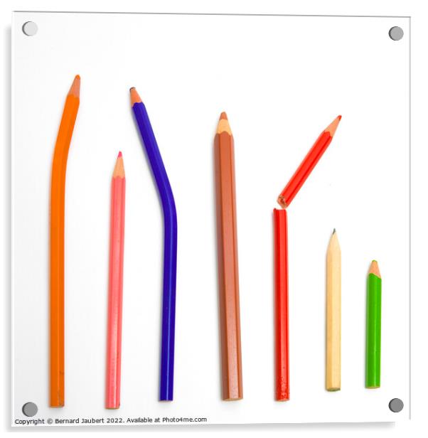 Variety of pencils Acrylic by Bernard Jaubert