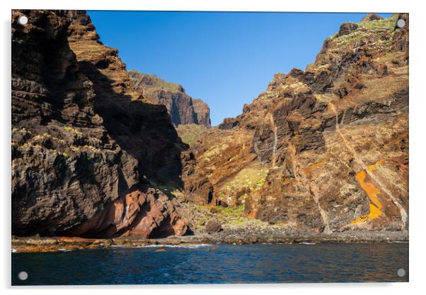 Tenerife Island Coastline Acrylic by Artur Bogacki