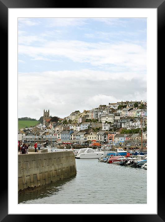 Brixham Framed Mounted Print by graham young
