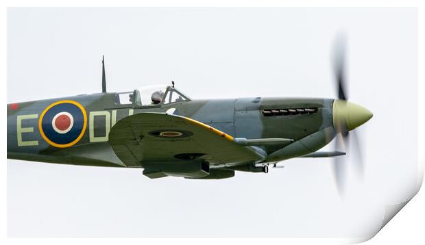 Spitfire Mk Vb Print by J Biggadike