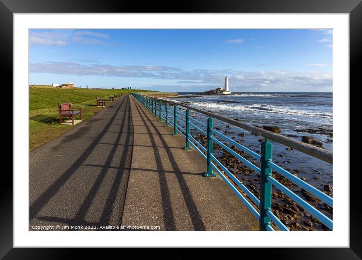 The Walk To St Mary's Framed Mounted Print by Jim Monk