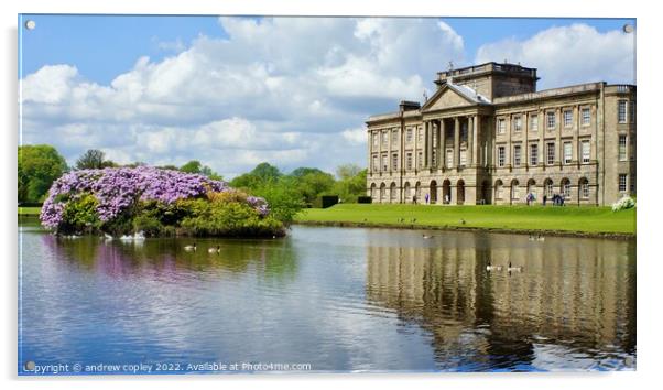 Lyme Park Acrylic by andrew copley