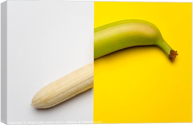 Banana cut Canvas Print by Sergio Delle Vedove
