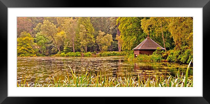Loch Dunmore Boathouse 2 Framed Mounted Print by Chris Thaxter