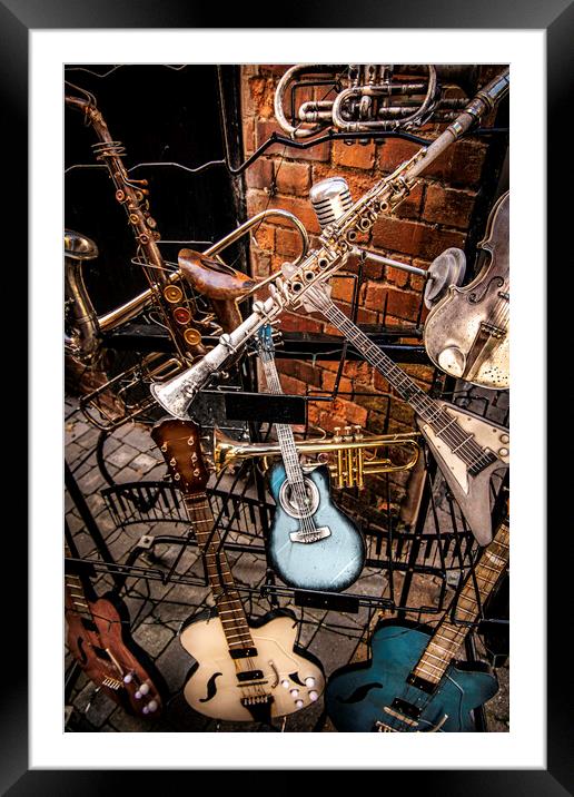 Music Soup  Framed Mounted Print by Steve Taylor