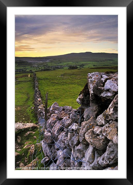 Yorkshire Dales Framed Mounted Print by Jason Connolly
