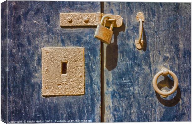 Door furniture Canvas Print by Kevin Hellon