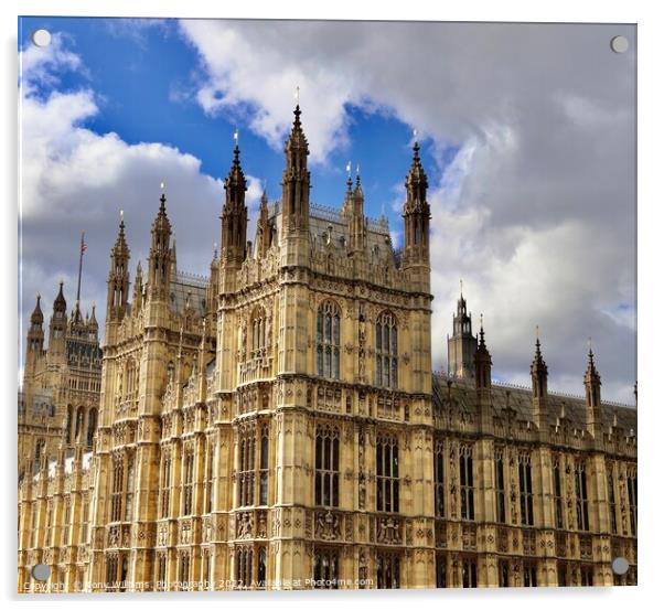 Houses of Parliament  Acrylic by Tony Williams. Photography email tony-williams53@sky.com