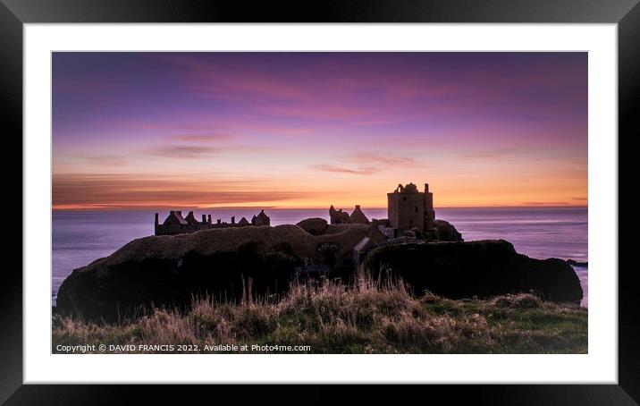 Ancient Fortress Awakens Framed Mounted Print by DAVID FRANCIS