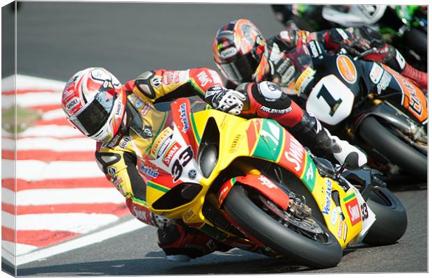 Tommy Hill - Swan Yamaha 2011 Canvas Print by SEAN RAMSELL