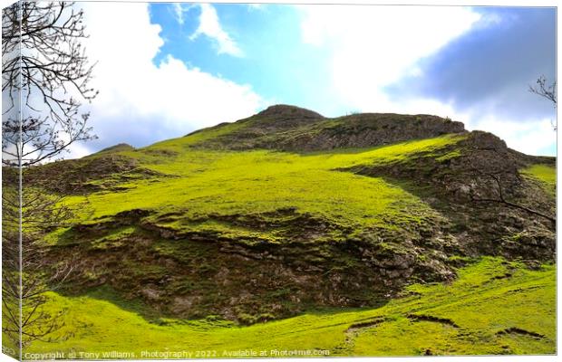 Dovedale Peak District  Canvas Print by Tony Williams. Photography email tony-williams53@sky.com