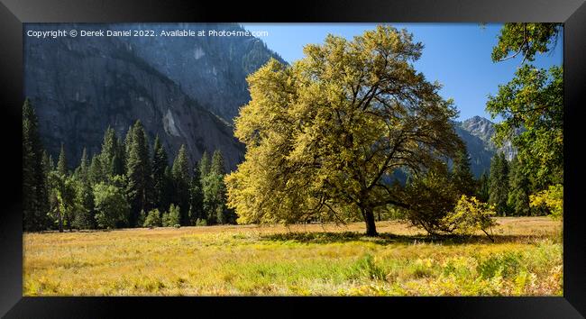 Yosemite Valley, California Framed Print by Derek Daniel