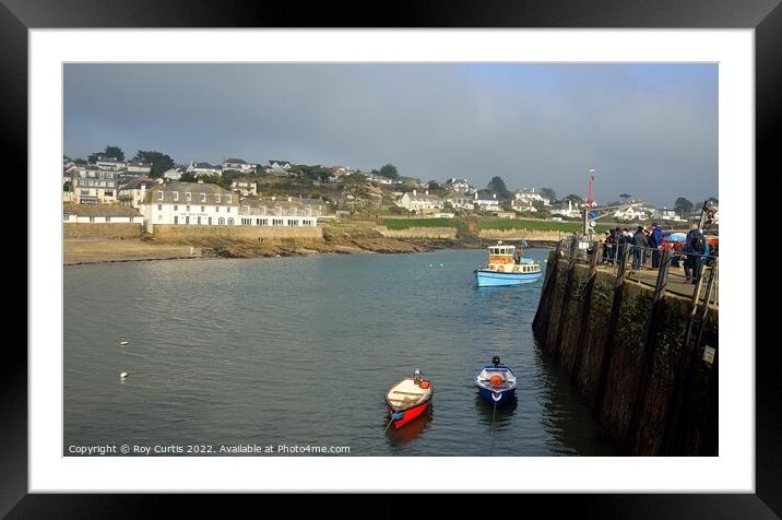 St. Mawes Ferry Framed Mounted Print by Roy Curtis