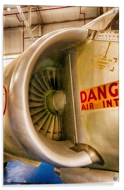 Danger - Air Intake  Acrylic by Glen Allen