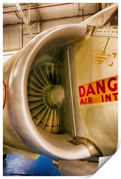 Danger - Air Intake  Print by Glen Allen