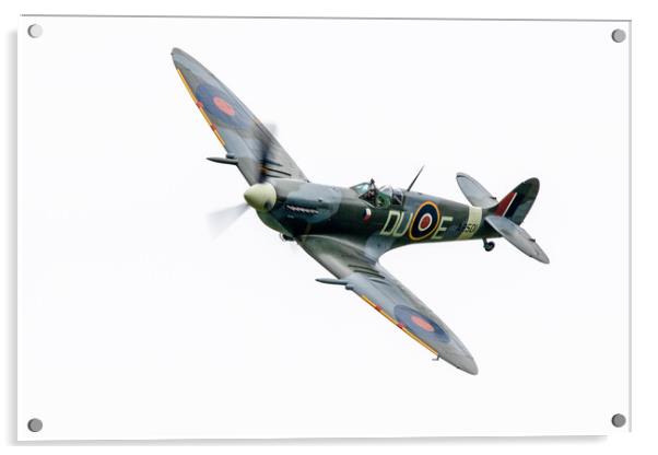 Supermarine Spitfire Mk Vb AR501 Acrylic by J Biggadike