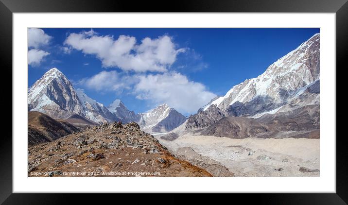Himalayan Peaks  Framed Mounted Print by Margaret Ryan