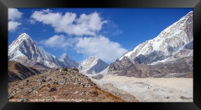 Himalayan Peaks  Framed Print by Margaret Ryan