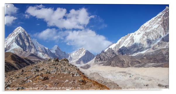 Himalayan Peaks  Acrylic by Margaret Ryan