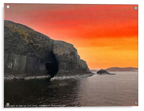 Fingal's Cave Acrylic by dale rys (LP)